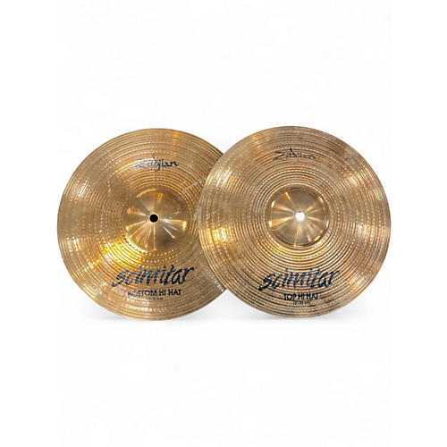 Used Zildjian 13in Scimitar Hi Hat Pair Cymbal 31