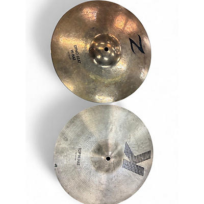 Used Zildjian 13in Special K Z Hi Hat Pair Cymbal