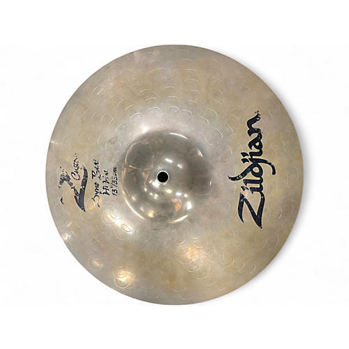 Used Zildjian 13in Z Custom Dyno Beat Hi Hat Bottom Cymbal 31