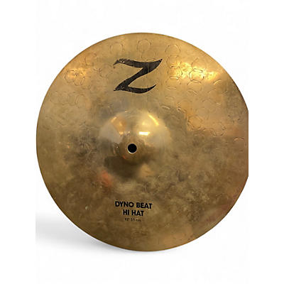 Used Zildjian 13in Z Custom Dyno Beat Hi Hat Cymbal