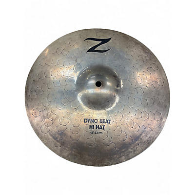 Used Zildjian 13in Z Custom Dyno Beat Hi Hat Cymbal