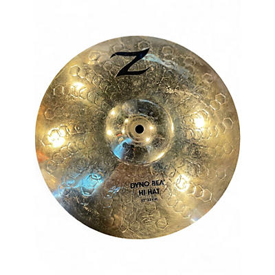 Used Zildjian 13in Z DYNO BEAT HI HAT BOTTOM Cymbal