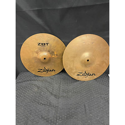 Zildjian Used Zildjian 13in ZBT Hi Hat Pair Cymbal