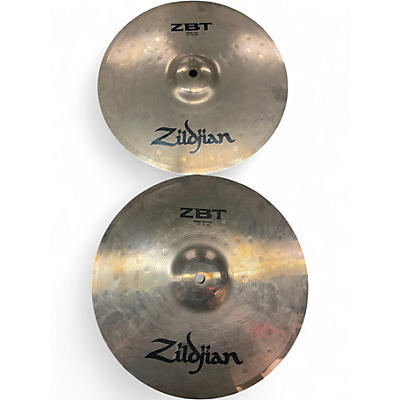 Used Zildjian 13in ZBT Hi Hat Pair Cymbal