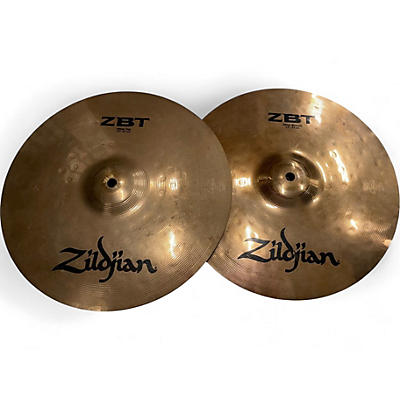 Used Zildjian 13in ZBT Hi Hat Pair Cymbal