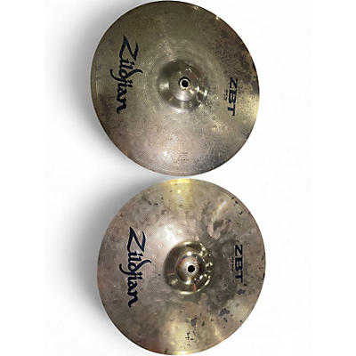Used Zildjian 13in ZBT Hi Hat Pair Cymbal