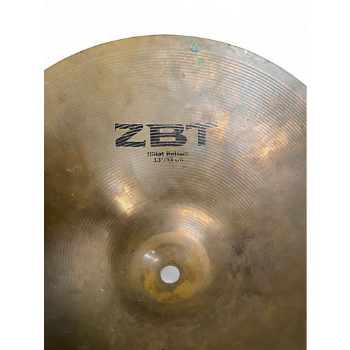 Used Zildjian 13in ZBT Rock Hi Hat Top Cymbal 31