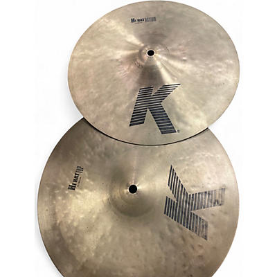 Used Zildjian 13in hihat k pair Cymbal