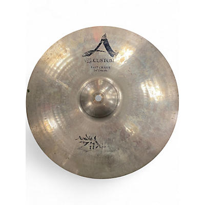 Used Zildjian 14.25in A Custom Crash Cymbal
