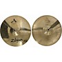 Used Zildjian 14.25in A Custom Hi Hat Pair Cymbal 34