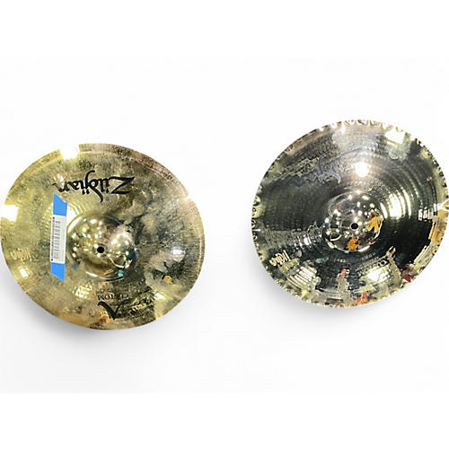 Used Zildjian 14.25in A Mastersound Hi Hat Pair Cymbal 34
