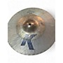 Used Zildjian 14.25in K CUSTOM HYBRID HI-HAT PAIR TOP BOTTOM Cymbal 34
