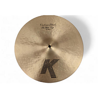 Zildjian Used Zildjian 14.25in K Custom Dark Hi Hat Pair Cymbal