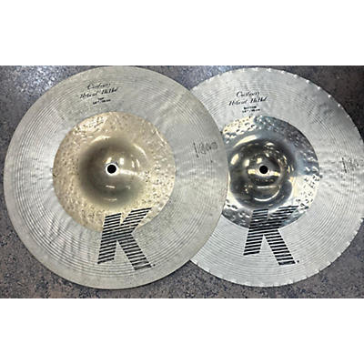 Zildjian Used Zildjian 14.25in K Custom Hybrid Hi Hat Pair Cymbal