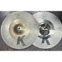 Used Zildjian Used Zildjian 14.25in K Custom Hybrid Hi Hat Pair Cymbal 34