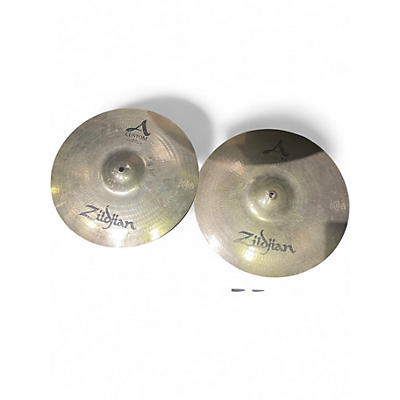 Used Zildjian 14in A CUSTOM HIHAT Cymbal