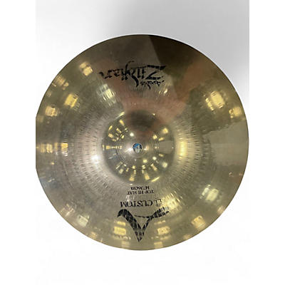 Used Zildjian 14in A CUSTOM HIHAT PAIR Cymbal