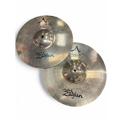 Used Zildjian 14in A CUSTOM PROJECTION HI HAT PAIR Cymbal