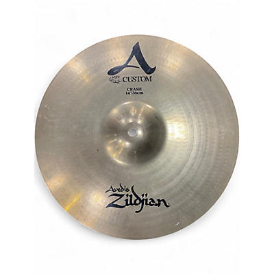 Used Zildjian 14in A Custom Crash Cymbal