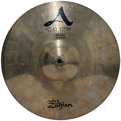 Used Zildjian 14in A Custom Crash Cymbal