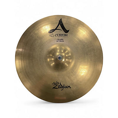 Used Zildjian 14in A Custom Crash Cymbal