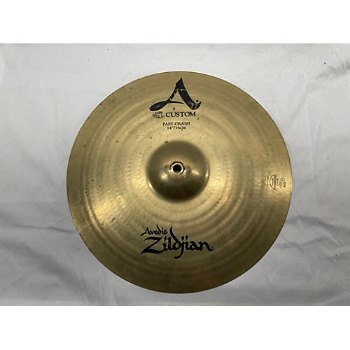 Zildjian Used Zildjian 14in A Custom Fast Crash Cymbal 33