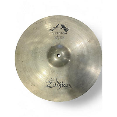 Used Zildjian 14in A Custom Fast Crash Cymbal