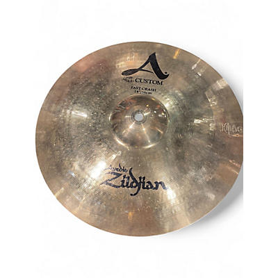 Used Zildjian 14in A Custom Fast Crash Cymbal