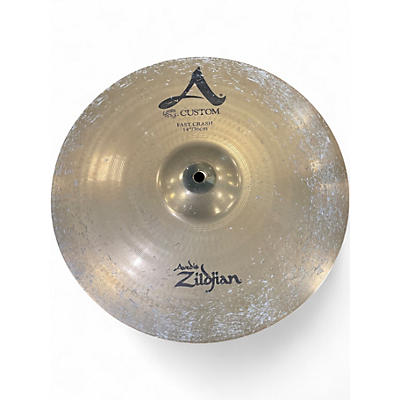 Used Zildjian 14in A Custom Fast Crash Cymbal
