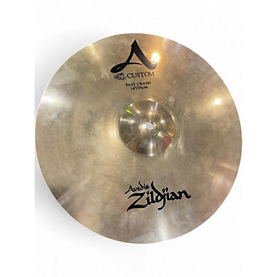 Used Zildjian 14in A Custom Fast Crash Cymbal