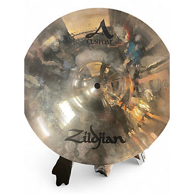 Used Zildjian 14in A Custom Hi Hat Bottom Cymbal