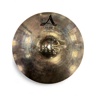 Used Zildjian 14in A Custom Hi Hat Bottom Cymbal