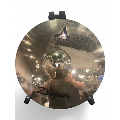 Used Zildjian 14in A Custom Hi Hat Bottom Cymbal