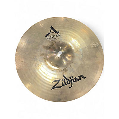Used Zildjian 14in A Custom Hi Hat Cymbal