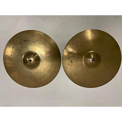 Zildjian Used Zildjian 14in A Custom Hi Hat Pair Cymbal