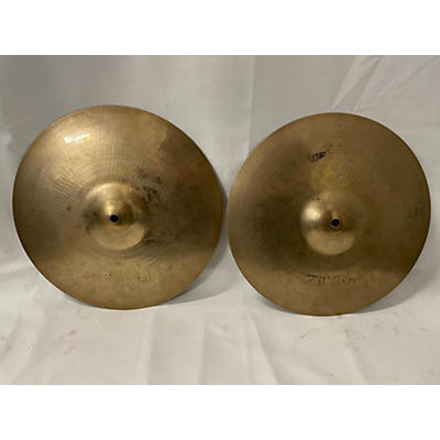 Zildjian Used Zildjian 14in A Custom Hi Hat Pair Cymbal