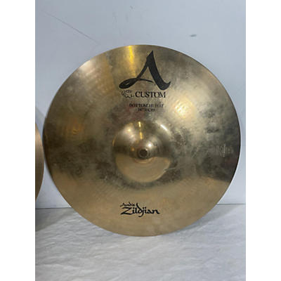 Zildjian Used Zildjian 14in A Custom Hi Hat Pair Cymbal