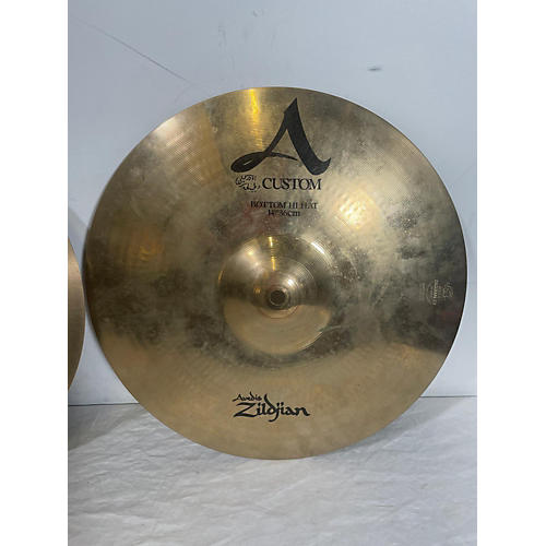 Zildjian Used Zildjian 14in A Custom Hi Hat Pair Cymbal 33