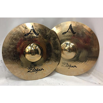 Zildjian Used Zildjian 14in A Custom Hi Hat Pair Cymbal