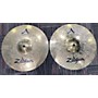 Used Zildjian Used Zildjian 14in A Custom Hi Hat Pair Cymbal 33