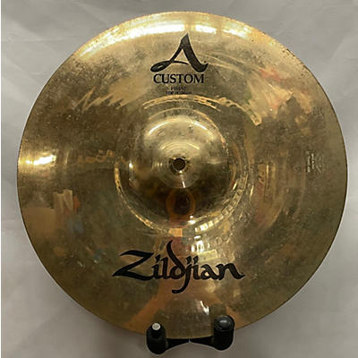 Zildjian Used Zildjian 14in A Custom Hi Hat Pair Cymbal