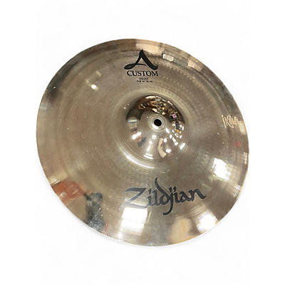 Zildjian Used Zildjian 14in A Custom Hi Hat Pair Cymbal