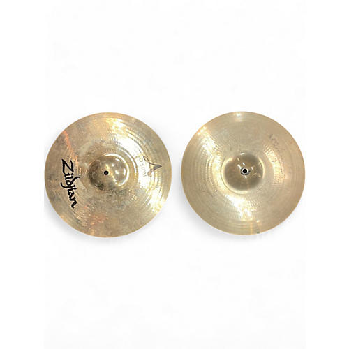 Zildjian Used Zildjian 14in A Custom Hi Hat Pair Cymbal 33