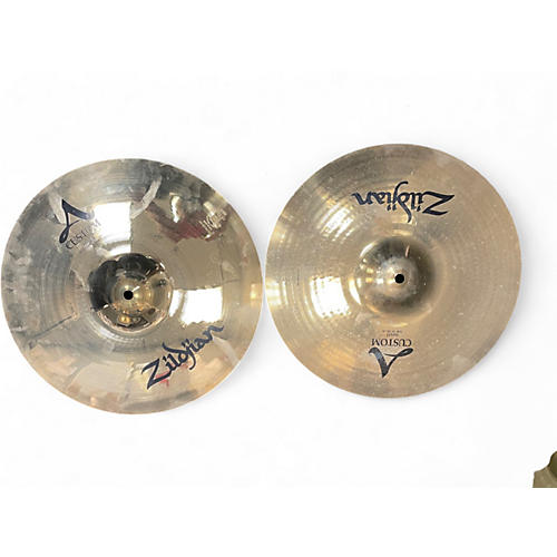 Zildjian Used Zildjian 14in A Custom Hi Hat Pair Cymbal 33