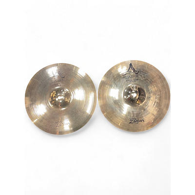 Zildjian Used Zildjian 14in A Custom Hi Hat Pair Cymbal