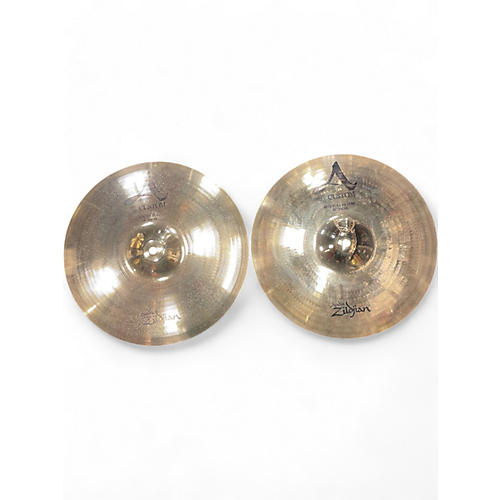 Zildjian Used Zildjian 14in A Custom Hi Hat Pair Cymbal 33