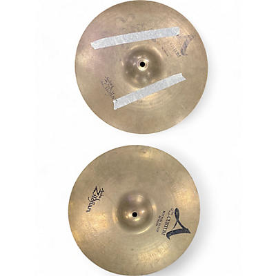 Zildjian Used Zildjian 14in A Custom Hi Hat Pair Cymbal