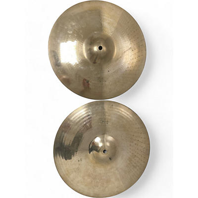 Zildjian Used Zildjian 14in A Custom Hi Hat Pair Cymbal