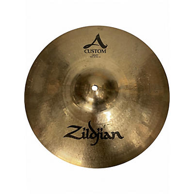 Used Zildjian 14in A Custom Hi Hat Pair Cymbal