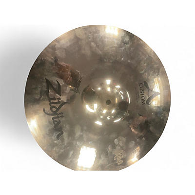 Used Zildjian 14in A Custom Hi Hat Pair Cymbal